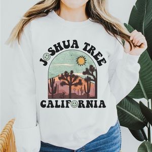 Joshua Tree White Sweatshirt